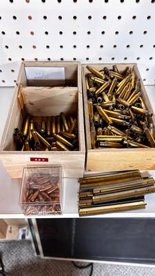 .223 SHELLS, BULLETS AND CLIPS FOR RELOADING