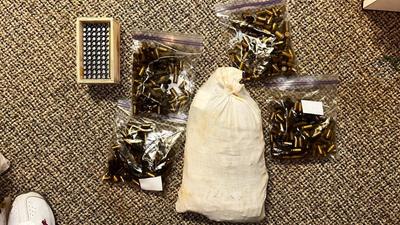 ANOTHER LARGE LOT OF 45 SHELLS AND BULLETS FOR RELOADING