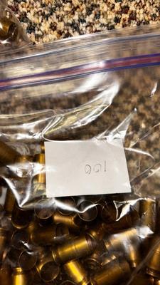 ANOTHER LARGE LOT OF 45 SHELLS AND BULLETS FOR RELOADING
