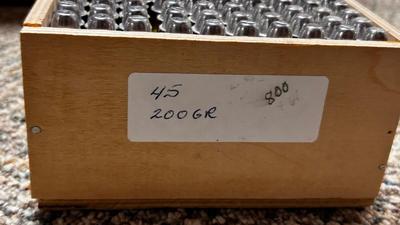 YES INDEED WE HAVE MORE 45 SHELLS AND BULLETS FOR RELOADING