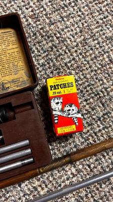 COMPLETE GUN CLEANING KIT UNSURE OF THE CALIBER AND EXTRAS FOR SHOTGUNS