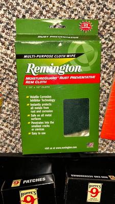 REMINGTON MOISTURE PREVENTIVE CLEANING CLOTH, GOOD CLEANING KIT AND MORE