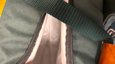 UNIVERSITY OF NORTHERN COLORADO BLEACHER CUSHIONS TRAVEL BAG, ALADDIN SOFT SIDE COOLER AND DRINK DISPENSER