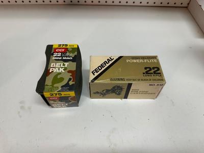 .22 LONG RIFLE AMMO