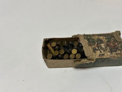 BOX OF 25 AUTO FULL METAL JACKETS, ,PARTIAL BOX OF 32 AUTO, OTHER VARIOUS PISTOL AMMUNITION