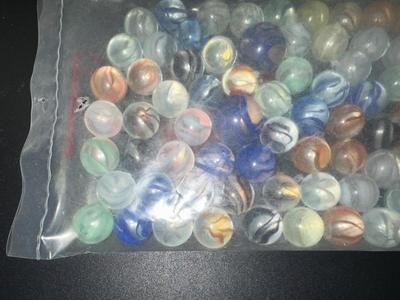 2 PACKAGES OF MARBLES