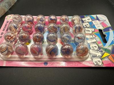 2 PACKAGES OF MARBLES