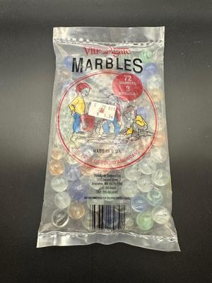 2 PACKAGES OF MARBLES