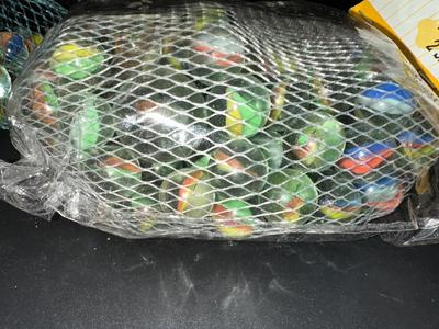 2 BAGS OF MARBLES