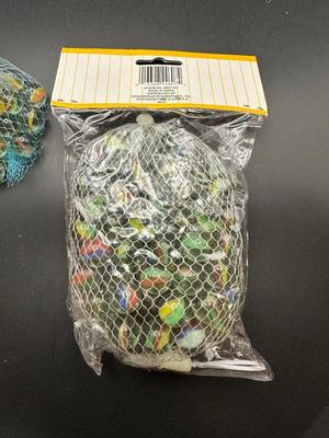 2 BAGS OF MARBLES