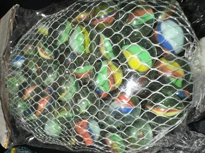 2 BAGS OF MARBLES
