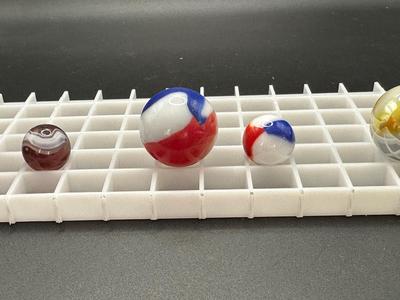 BOULDER MARBLES WITH MATCHING SMALLER MARBLES