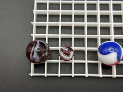 BOULDER MARBLES WITH MATCHING SMALLER MARBLES