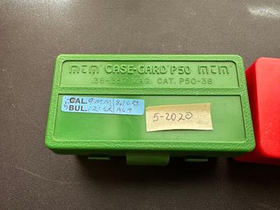 RELOADED 9MM & 38 SPECIAL AMMO