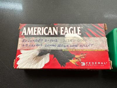 RELOADED 9MM & 38 SPECIAL AMMO