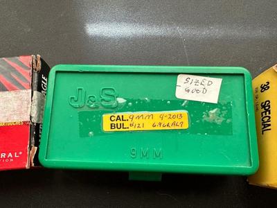 RELOADED 9MM & 38 SPECIAL AMMO
