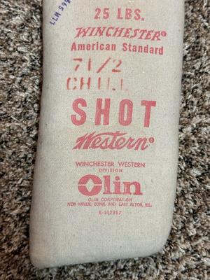 VINTAGE 25 POUNDS WINCHESTER #7-1/2 CHILL SHOT