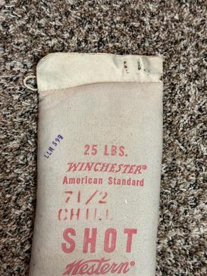 VINTAGE 25 POUNDS WINCHESTER #7-1/2 CHILL SHOT