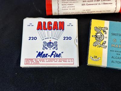 PISTOL AND SHOTSHELL PRIMERS PLUS BULLET LUBRICANT