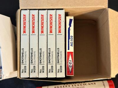 PISTOL AND SHOTSHELL PRIMERS PLUS BULLET LUBRICANT