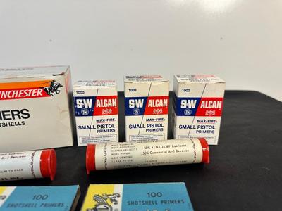 PISTOL AND SHOTSHELL PRIMERS PLUS BULLET LUBRICANT