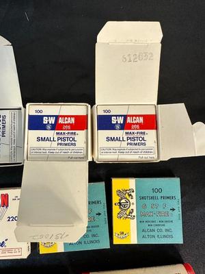 PISTOL AND SHOTSHELL PRIMERS PLUS BULLET LUBRICANT