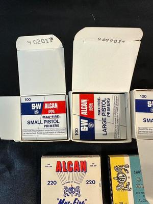 PISTOL AND SHOTSHELL PRIMERS PLUS BULLET LUBRICANT