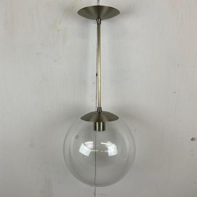 661 Set Of Three 12 Inch Rod Globe Ceiling Lights