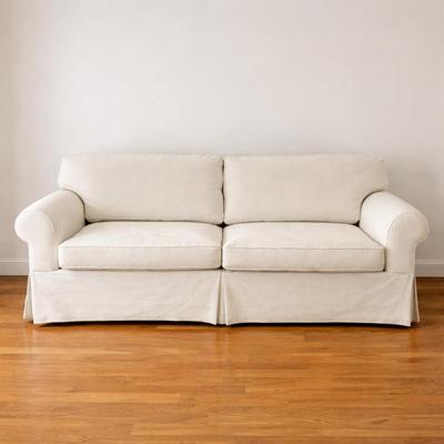 662 Laws Interior White Upholstered Loveseat