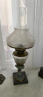 Antique oil lamp