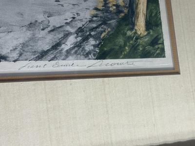 Print by Paul Emile Lecomte