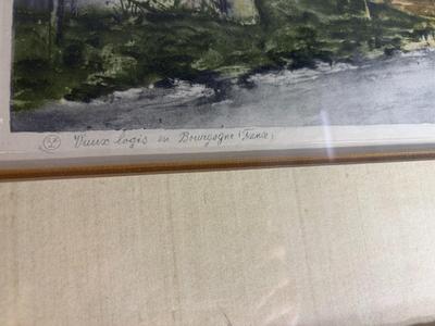 Print by Paul Emile Lecomte