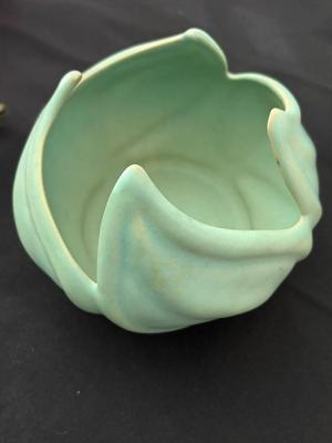 Van Briggle pottery lotus bowl