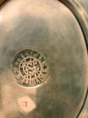 5 pieces Majolica Leaf Dishes