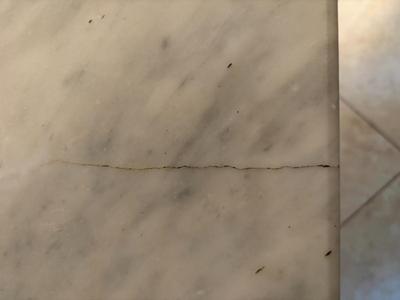 Marble top lamp table