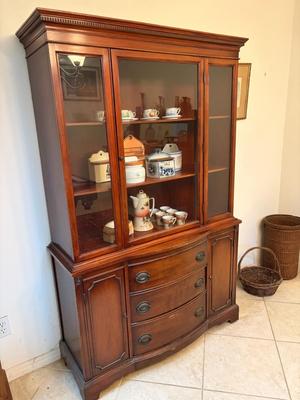 Mahogany hutch