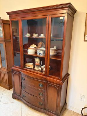 Mahogany hutch