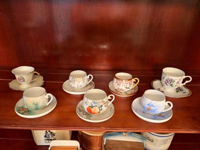 7 cups & saucers