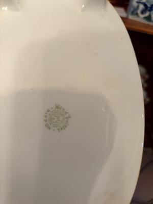 Nippon hand painted coffee set & bowl