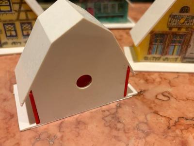 9 vintage Alpine Village houses