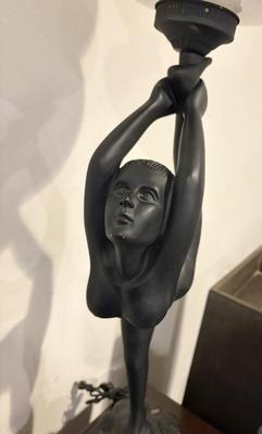 Art Deco style lady lamp