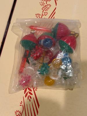Bubble lights and Christmas tree light holders