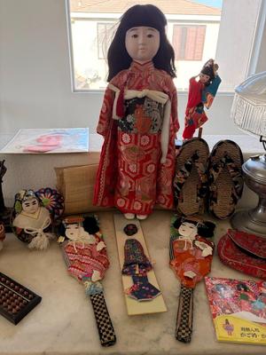 Misc Japanese folk craft pieces