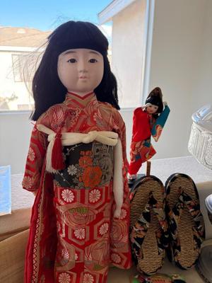 Misc Japanese folk craft pieces