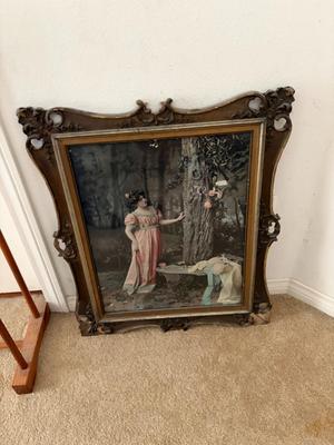 Victorian woman print