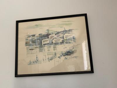 Watercolor by Alfred Birdsey