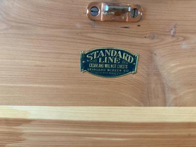 Standard Line walnut cedar chest