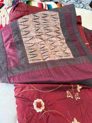 Q. comforter and shams