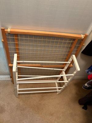 Doggie gate and shoe rack