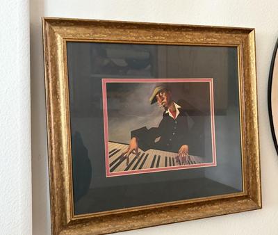 Justin Bua print "Piano Man II"